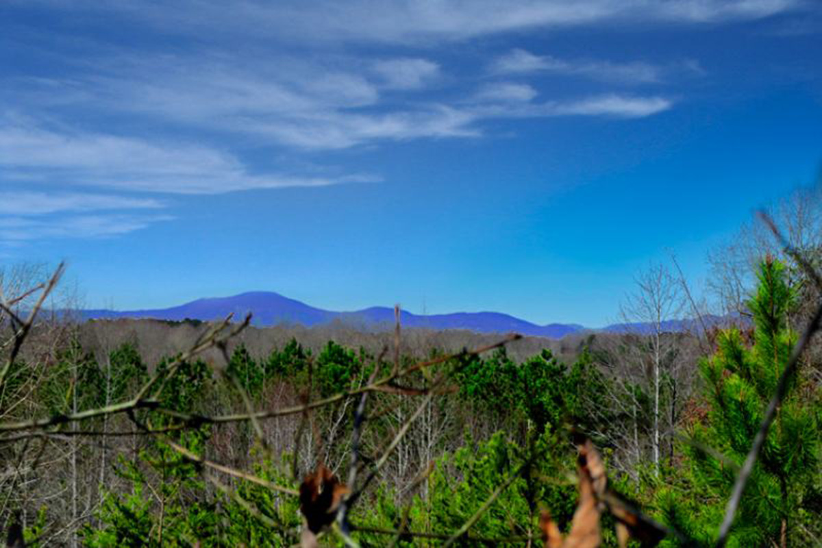 Mountain view from Lot 81 on Whitestone Cir