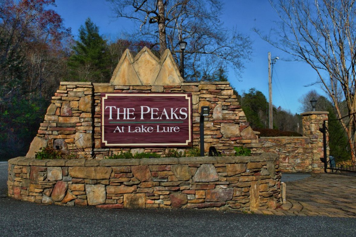 West entrance to The Peaks at Lake Lure