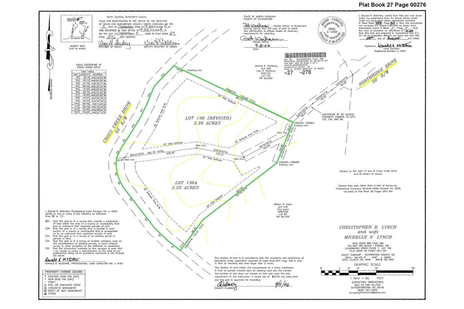 wooded lot 136 in Clearwater Creek - MLS# 4412566