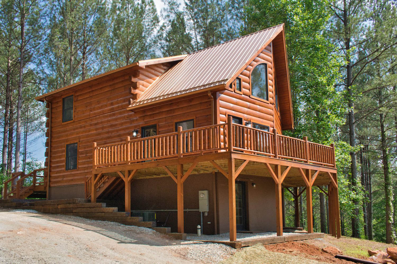 MLS # 4268321  | 2.49 acres with new log cabin in Hearthstone Ridge