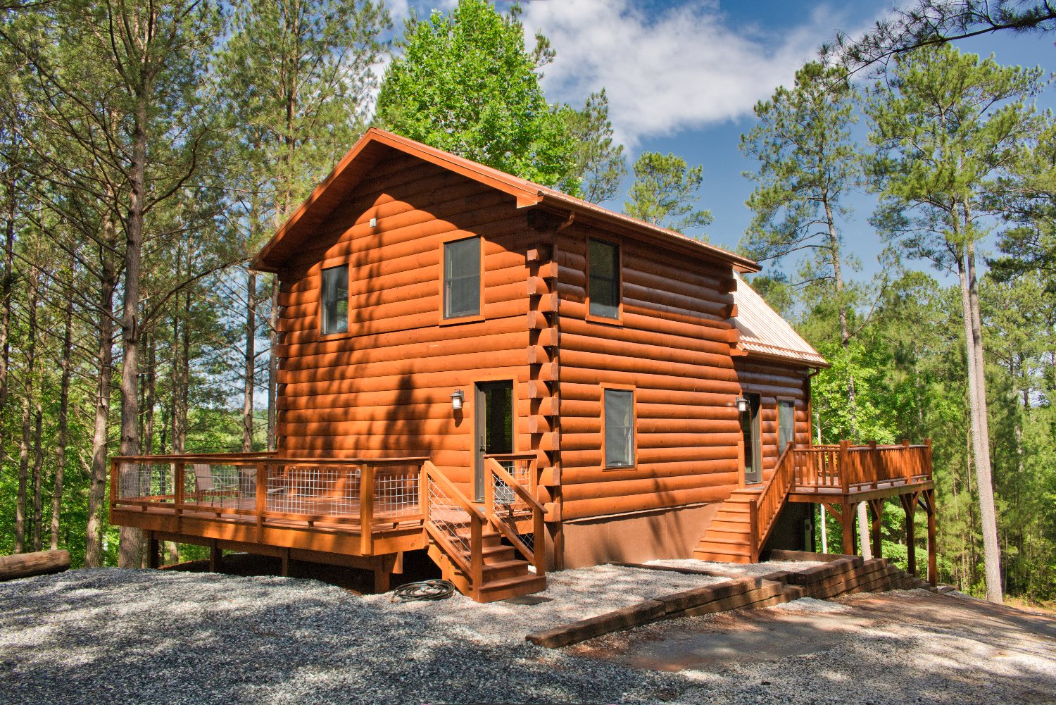 MLS # 4268321  | 2.49 acres with new log cabin in Hearthstone Ridge