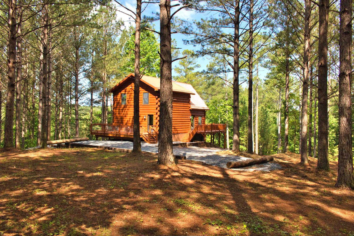 MLS # 4268321  | 2.49 acres with new log cabin in Hearthstone Ridge